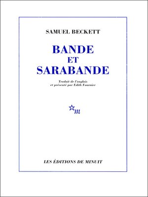 cover image of Bande et sarabande